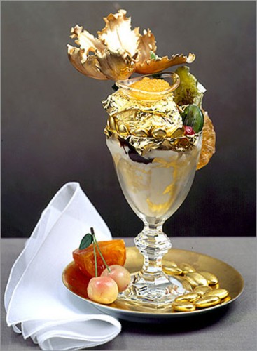 ice cream sundae with the exotic fruit blast